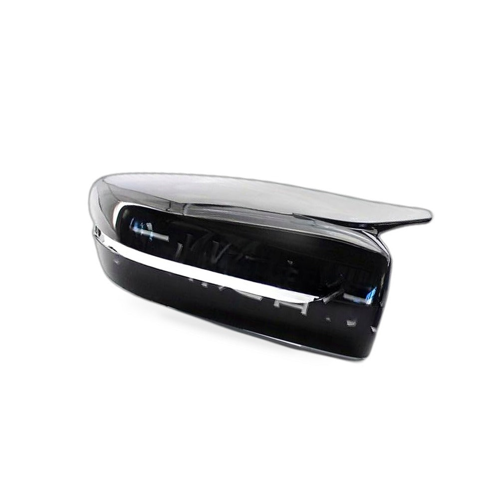 Gloss Black Water Transfer Bullhorn Side Mirror Cover Shell Suitable for BMW G20 - BD1