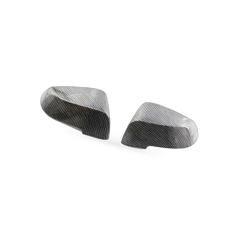 Carbon Fiber Rearview Mirror Cover Pair for BMW 5 Series 6 Series 7 F10 F12 F02 - BD1