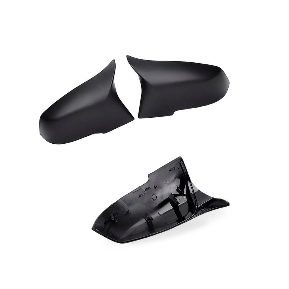 Side Mirror Cowl Suitable for BMW 1 3 4 Series F20 F30 F35 Matte Black - BD2