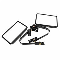 Door Mirror Head and Arm Set Texture Black LH RH Suitable for Universal Truck - BD2