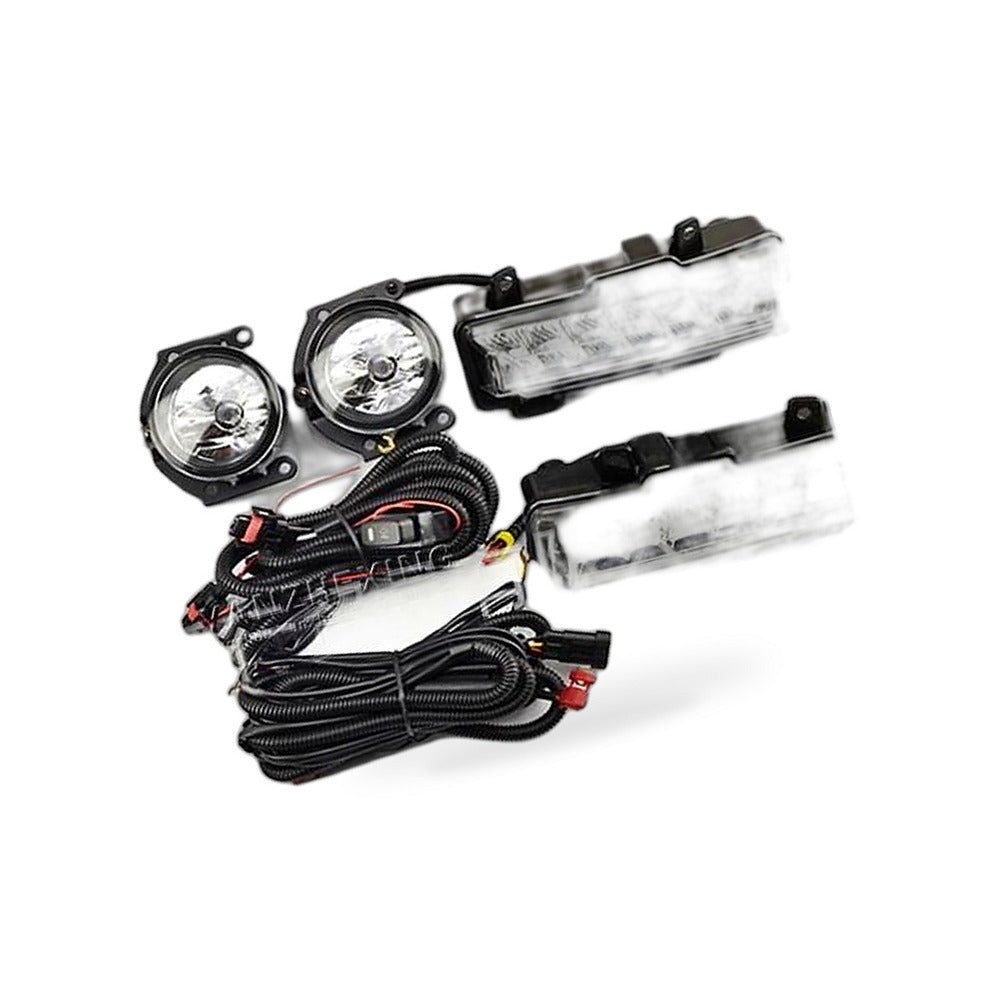 Fog Light Frame Suitable for Mitsubishi Pajero V93 V97 2015-2019 LED DRL - BD2