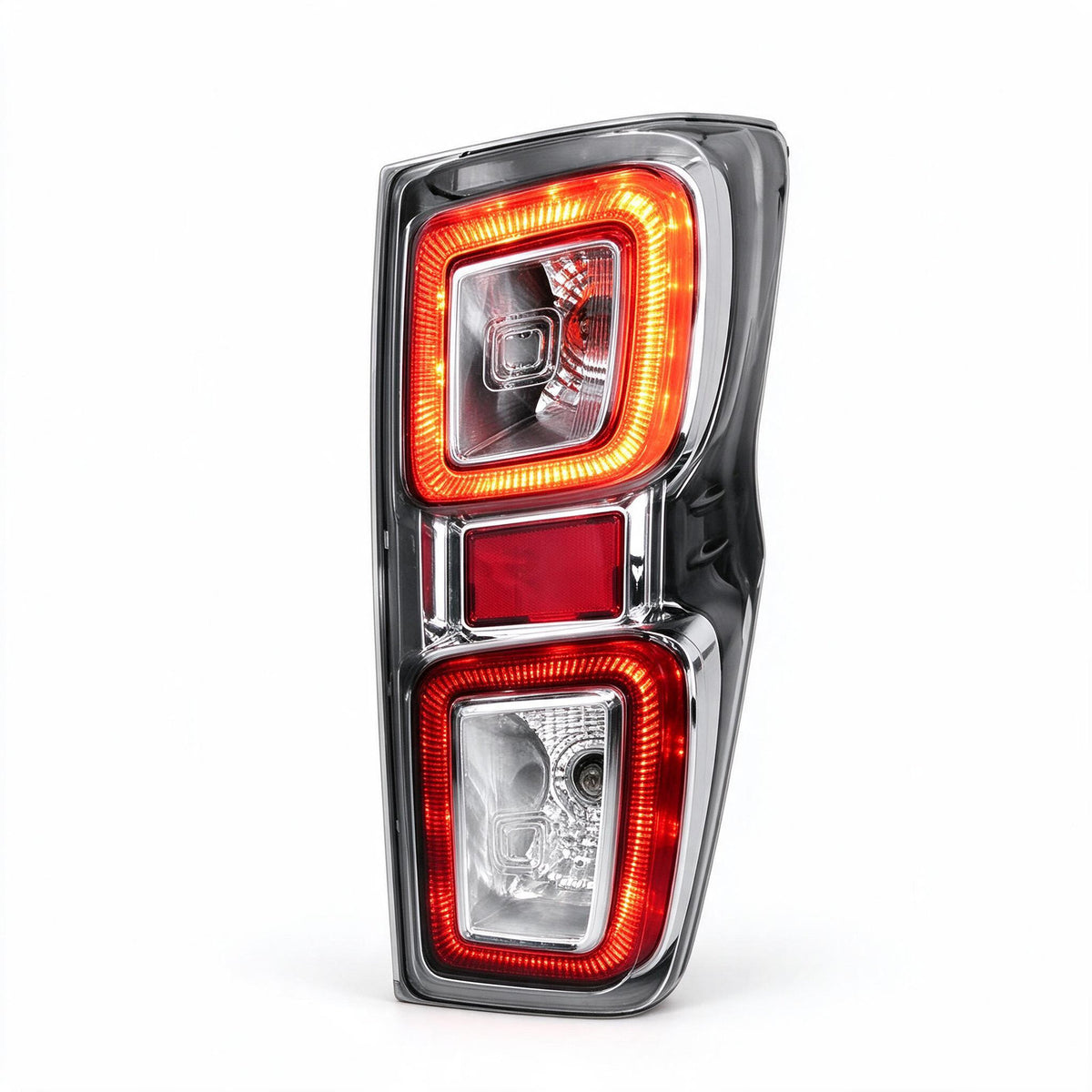 Tail Light Assembly LED Chrome Rim Suitable for Isuzu D-Max RG 2020-2024 - ZT2