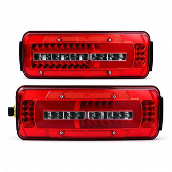 compare product Full LED Tail Light Assembly Set Suitable for Universal Truck 24V LH RH