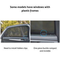 {{ Rear&Triangular Magnetic Car Window Sun Shade Suitable for Mazda CX-3 15-Current }} - Buy Car Parts Online at {{ Kaka Auto Parts }}.