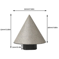 60?? 50mm Diamond Chamfer Finger Bit Suitable For Ceramic Tile Milling & Edge Cutting