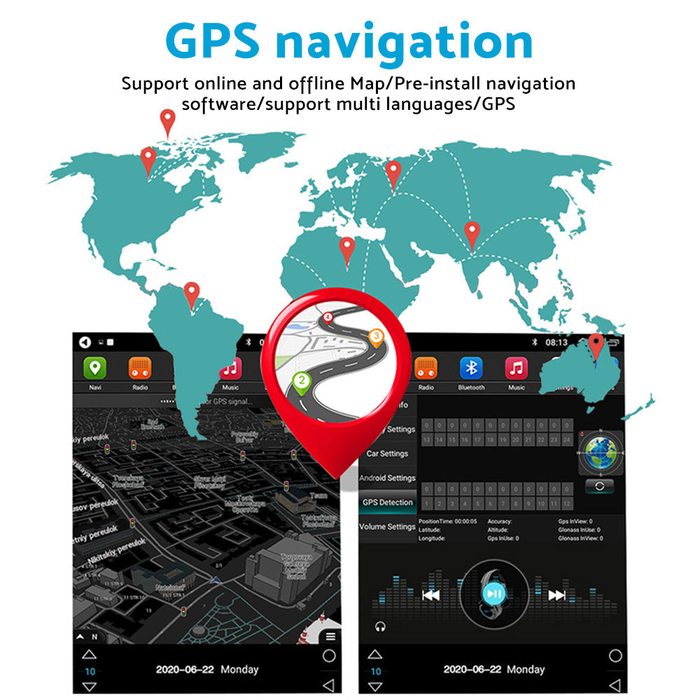 2+32GB Android 11 Apple Carplay Radio GPS Head Unit Suitable For Ford Ranger PX