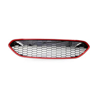 Front Grille Mesh Insert Suitable for Ford Fiesta 2013-2016 Red Honeycomb - ZT2