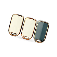 Honda Civic Accord Vezel Crider Car Key Protective Case Key Bag Key Cover Gold Trim