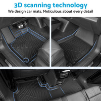 Floor Boot Mats Kit 3D All-Weather Suitable For Nissan X-Trail 22-On T33 e-
