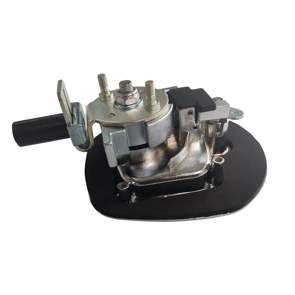 Chrome Power Operated Whale Tail T Handle 12V Folding Lock Suitable For Trailer Canopy