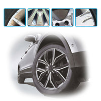 Silver Alloy Wheel Rim Scratch Repair Kit Tool Set Suitable For Car Kerb Damage