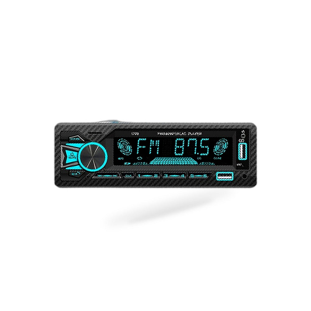 12V Single Din Short MP3 FM Radio Car Stereo Dual Bluetooth USB Player 1789