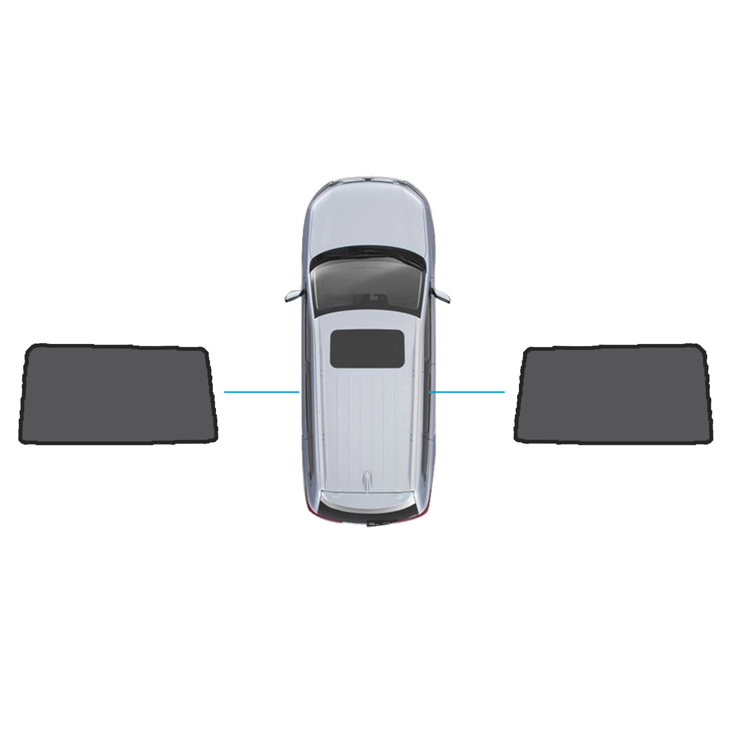 Car Window Magnetic Sun Shade Suitable For Nissan Patrol Y62 Series 2012-2024