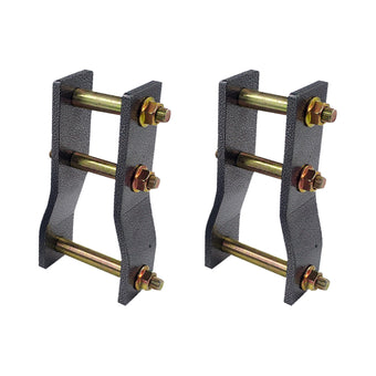 compare product 2x Rear Extended Greasable Shackles 2 inch  50mm Lift Suitable For Toyota Hilux KUN26