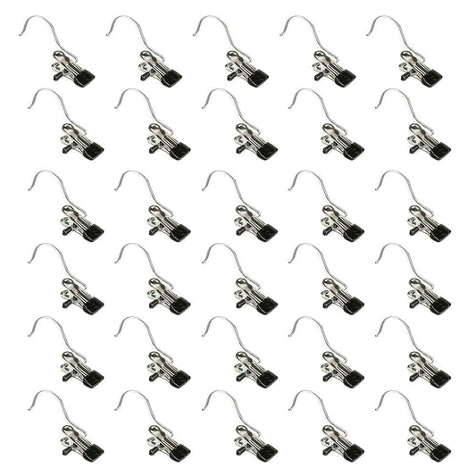 30Pcs Stainless Steel Clips Hanger Suitable for Household Travel