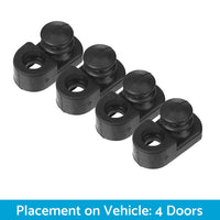 4x 4-Door Switch Cover Rubber Kit Suitable For Nissan Patrol GQ/Y60 25368-5L300