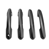 Carbon Fiber Door Handle Cover + Surrounds Suitable For Toyota RAV4 Hybrid Edge 2019-2023