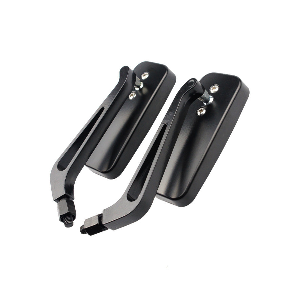Motorcycle Mirrors Pair 8mm 10mm Thread Suitable For Chopper Cruiser Bobber Cafe Racer