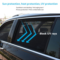 Magnetic Car Window Sun Shade Mesh Suitable For Mazda CX-8 2018-2023