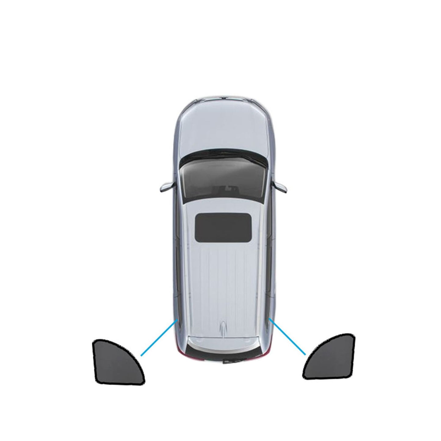 {{ Magnetic Sun Shades Suitable for Mercedes Benz GLB X247 20+  Windows Sun Blind }} - Buy Car Parts Online at {{ Kaka Auto Parts }}.