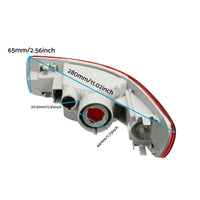 Right Rear Bumper Bar Light Reflector Suitable For Mitsubishi Outlander ZG / ZH 2006-2012
