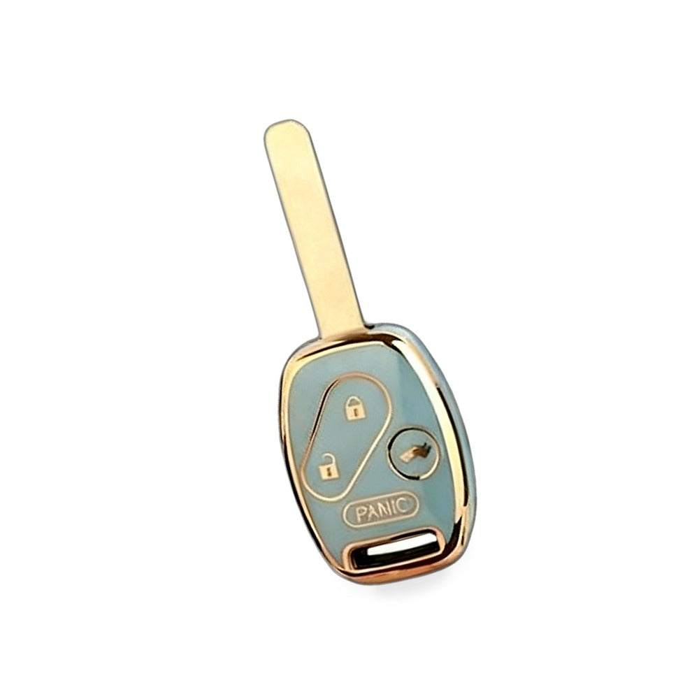 Honda Accord CRV City Fit Civic Car Key Case Key Bag Protective Cover Gold Edge