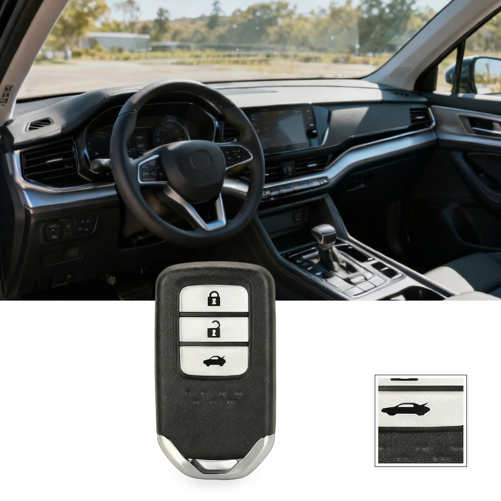 3-Button Smart Remote Car Key Suitable for Honda Accord Civic CR-V 433MHz 4A