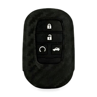 compare product Carbon Fiber Silicone Key Fob Case Suitable for Honda Civic 2022 11th Gen