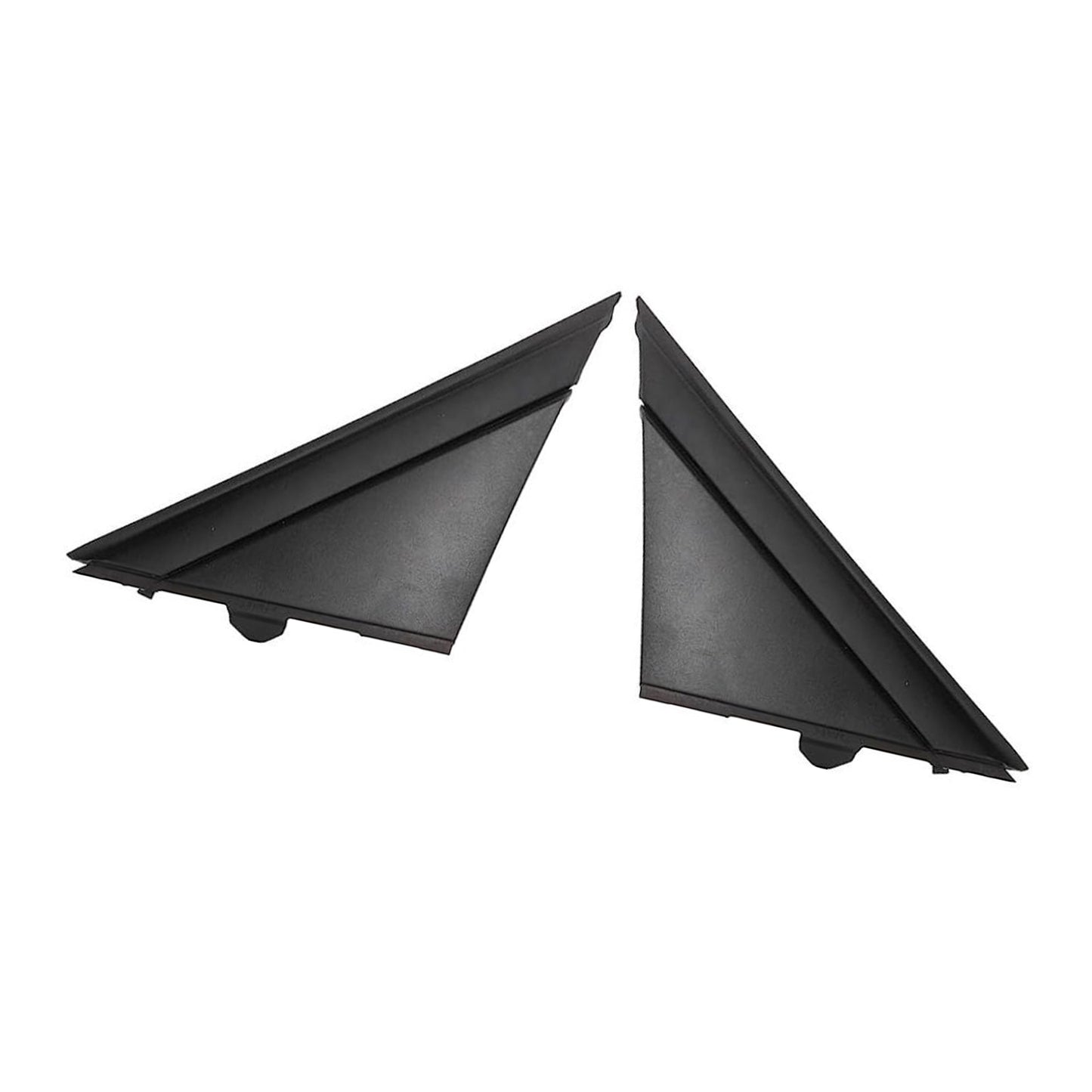 Matte Black Rear Mirror Triangle Trim Plate Suitable For Fiat 500 2012-2019