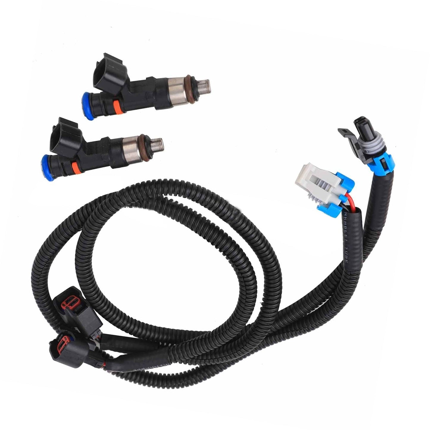 2x Fuel Injector Harness Set Suitable For Polaris Ranger XP 800 / Ranger Crew / RZR 800 2010-2017 OEM 1204318 1204319 0280158197