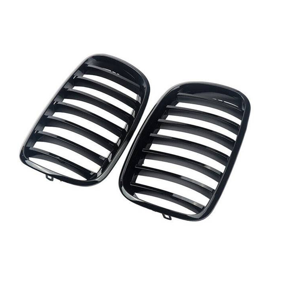 Front Bumper Kidney Grill Grille Gloss Suitable For BMW E70 X5 / E71 X6 2007-2013