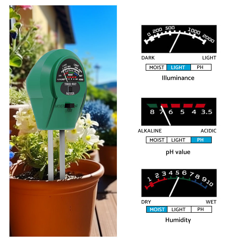{{ PH Meter TDS PPM Meter Soild PH Tester 3 in 1 for Home Water and Garden Soil Use }} - Buy Car Parts Online at {{ Kaka Auto Parts }}.