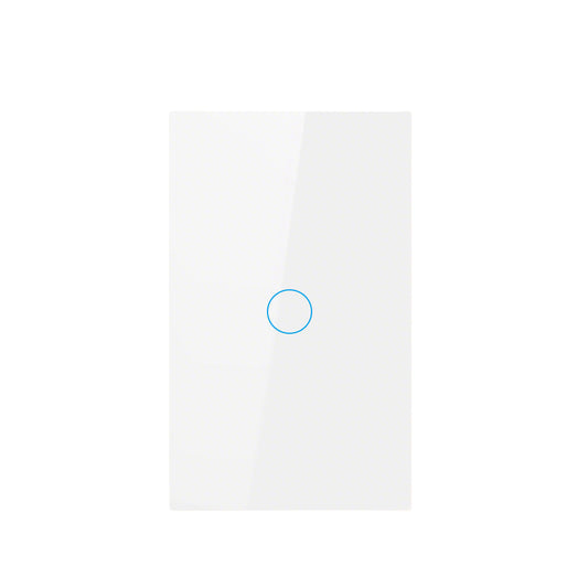 1Piece 1/2/3 Gang Touch Wall Light Switch LED 1 Way Touch Glass Switch