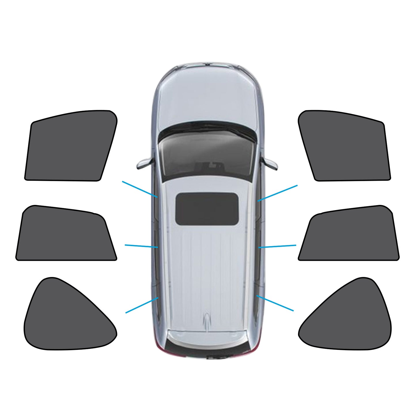 {{ 2x Car Window Shades Suitable for Mazda CX5 1st Gen KE 12-17 UVA Protection }} - Buy Car Parts Online at {{ Kaka Auto Parts }}.