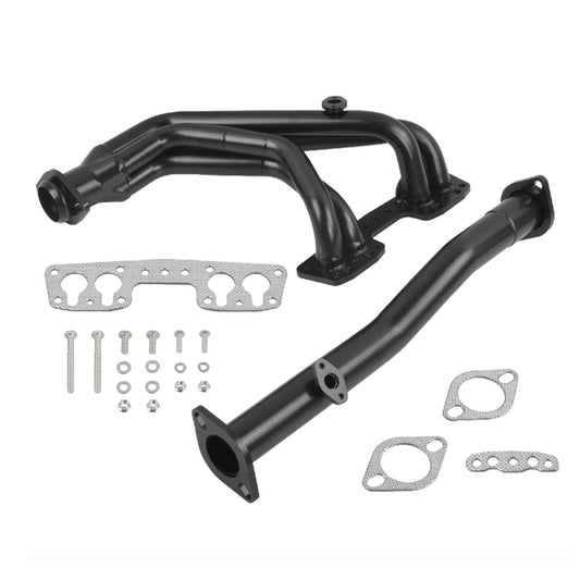 Black Exhaust Header Suitable For Toyota Pickup 4Runner 2.4L 22RE 4WD 1990-1995