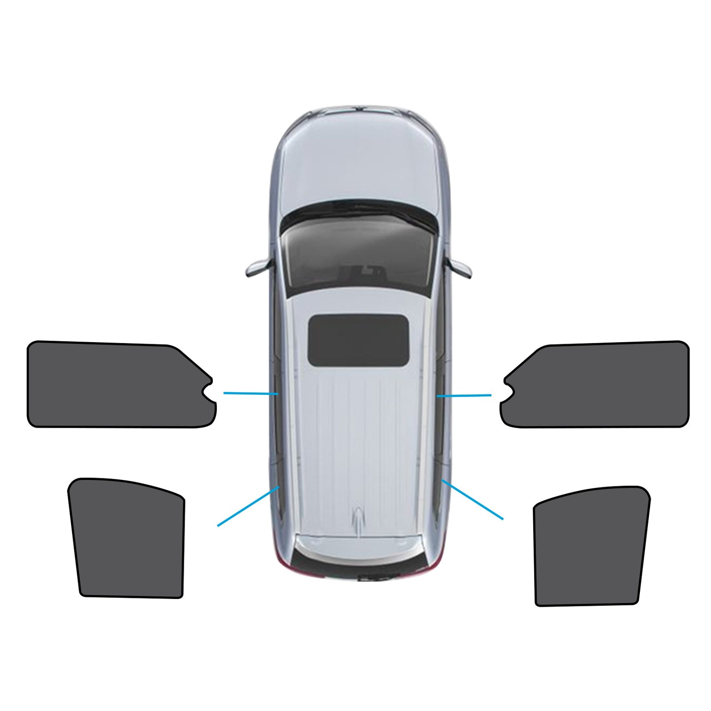 {{ Car Window Shades Suitable for LDV G10 2014-Present UVB&UVA Protection }} - Buy Car Parts Online at {{ Kaka Auto Parts }}.