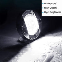4x Round LED Marine Boat Cabin & Deck Courtesy Lights Suitable For Walkway ¡§C White Stern Light