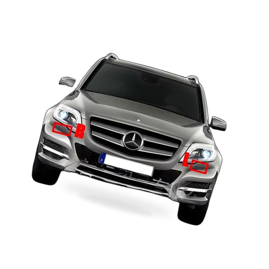 Headlight Washer Cover Suitable for Mercedes GLK X204 C-Class W204 13-15 11-14