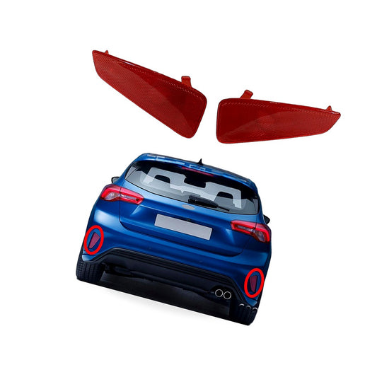 Rear Bumper Light Reflector Suitable for 19-20 Ford Focus Right JX7B-13B414-DA
