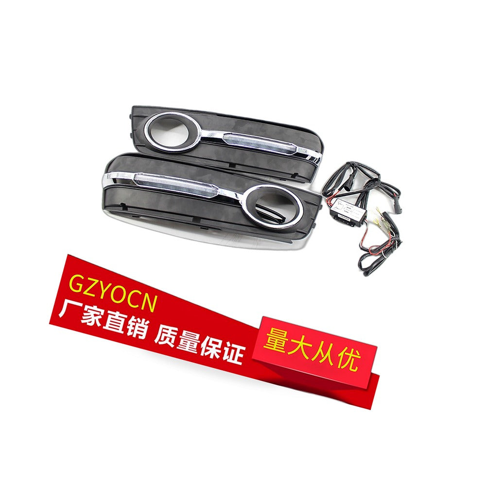 LED Lower Grille DRL Fog Light Frame Suitable for Audi A4 B8 2009-2011 - BD1