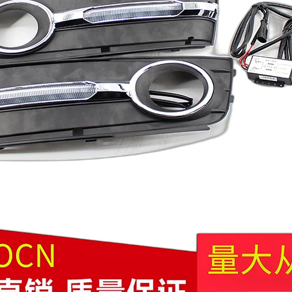 LED Lower Grille DRL Fog Light Frame Suitable for Audi A4 B8 2009-2011 - XQ1