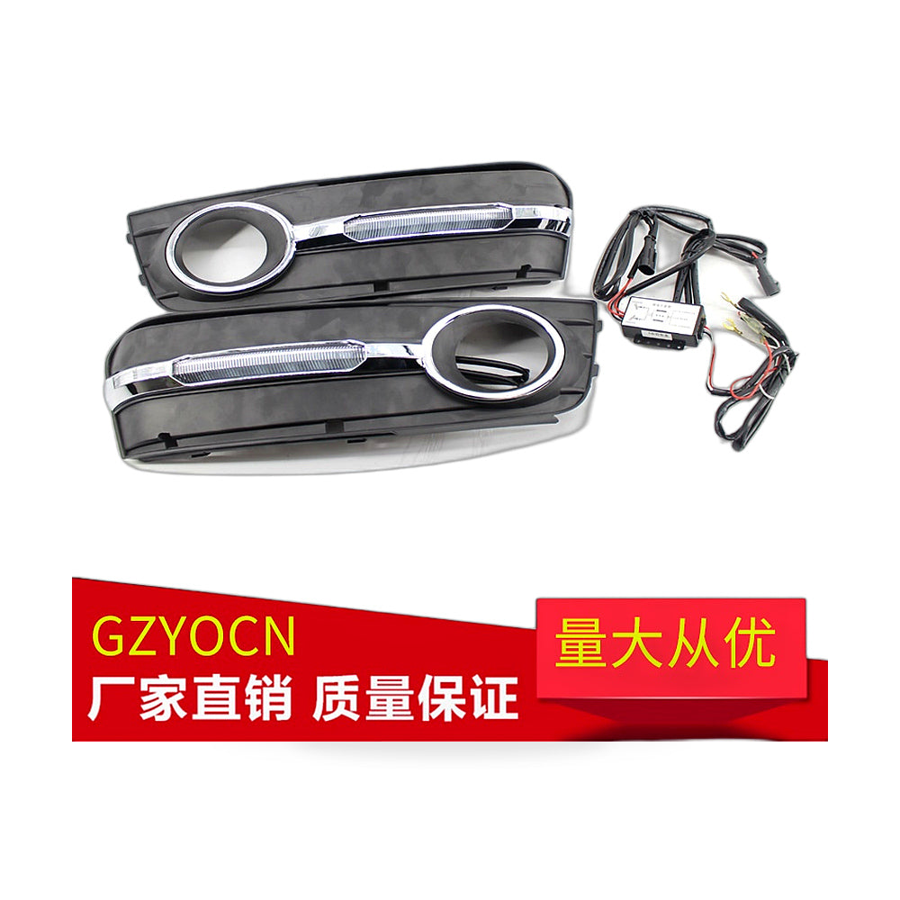 LED Lower Grille DRL Fog Light Frame Suitable for Audi A4 B8 2009-2011 - ZT2