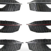 Fog Light Frame Grille Suitable for Audi A4 13-16 Left Chrome 8K0807681L - XQ1