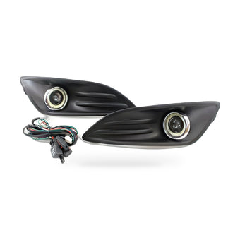 compare product Lens Fog Light Lower Grille Fog Light Frame Suitable for Ford Fiesta 2013-2015