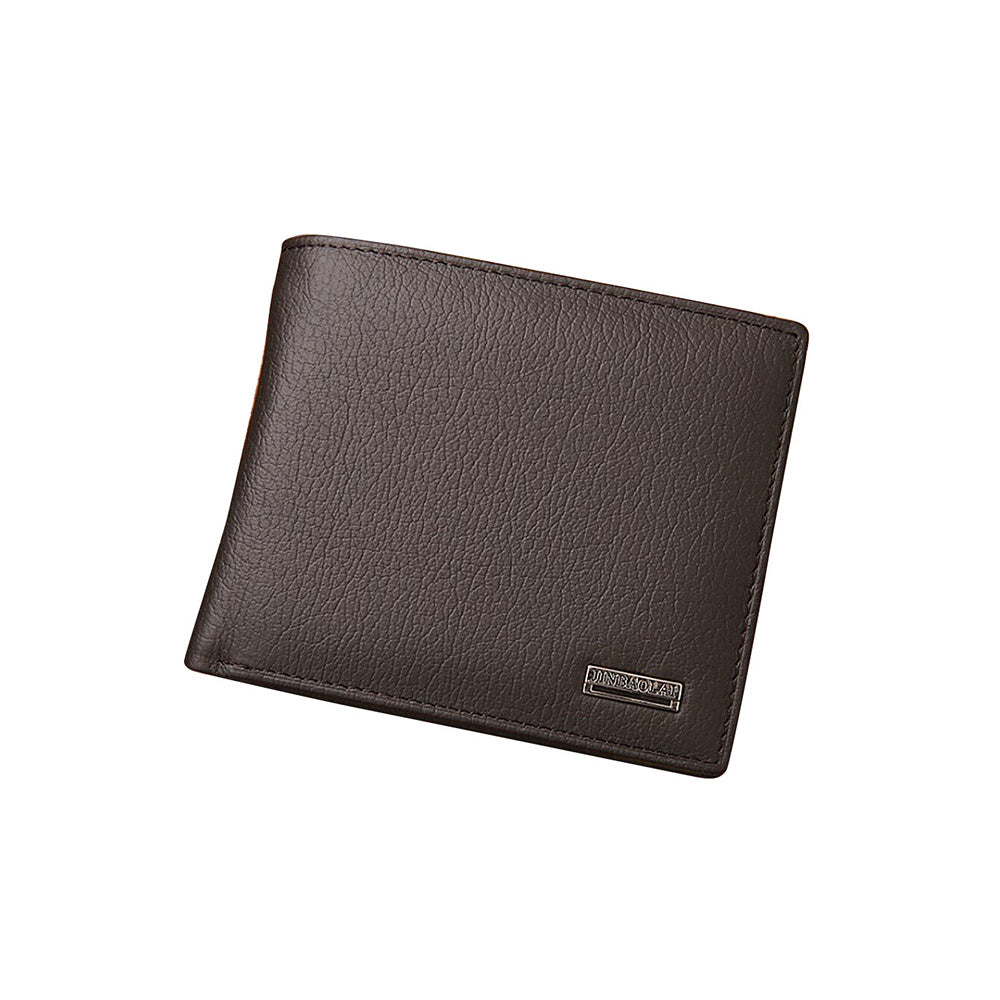 Men’s Leather Wallet Cowhide Coin Purse With Multiple Card Slots Suitable For Everyday Use