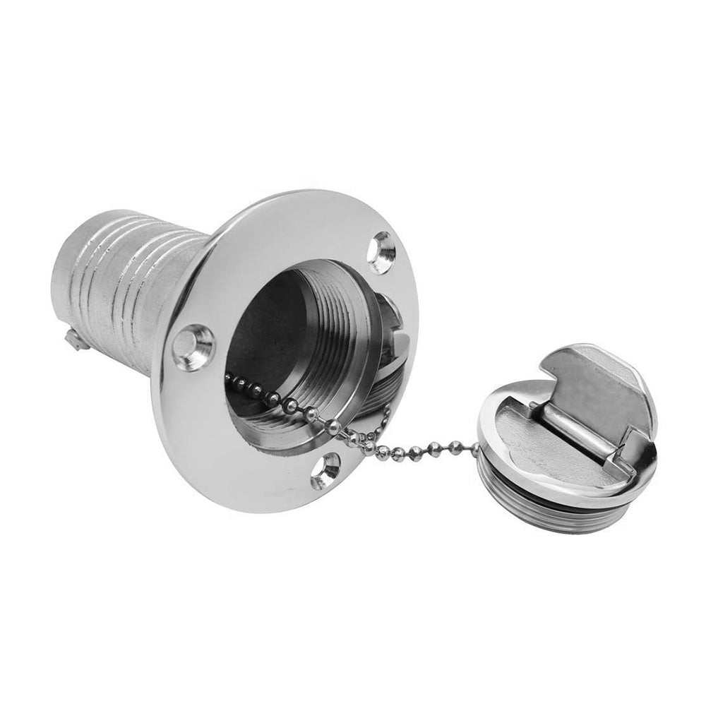 Keyless Water Deck Fill/Filler 1.5inch Polished 316 Stainless Steel Suitable For Marine Boat
