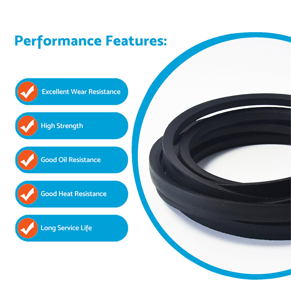 Drive Belt 1/2inch x 92.5inch Suitable for Husqvarna YTH2348 YTH2042 YTH24K4