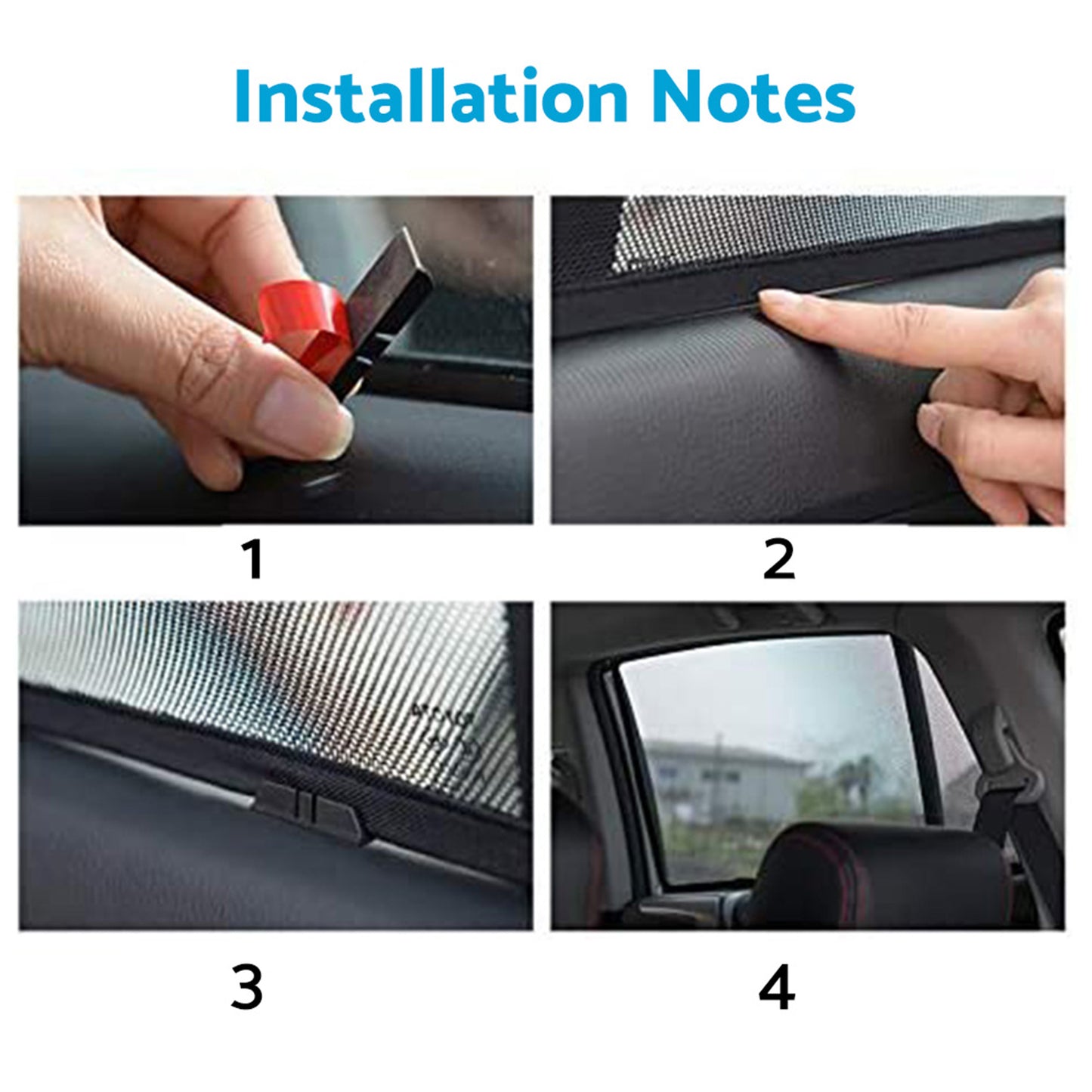 {{ Magnetic Mesh Sun Blind Shades Suitable for Volvo XC40 2018-2024 On Front/Rear }} - Buy Car Parts Online at {{ Kaka Auto Parts }}.