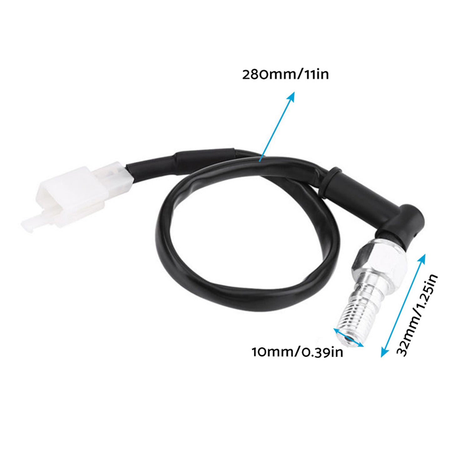 Universal Motorcycle Hydraulic Pressure Brake Light Switch M10x1.25 Banjo Bolt Suitable For All Motorcycles