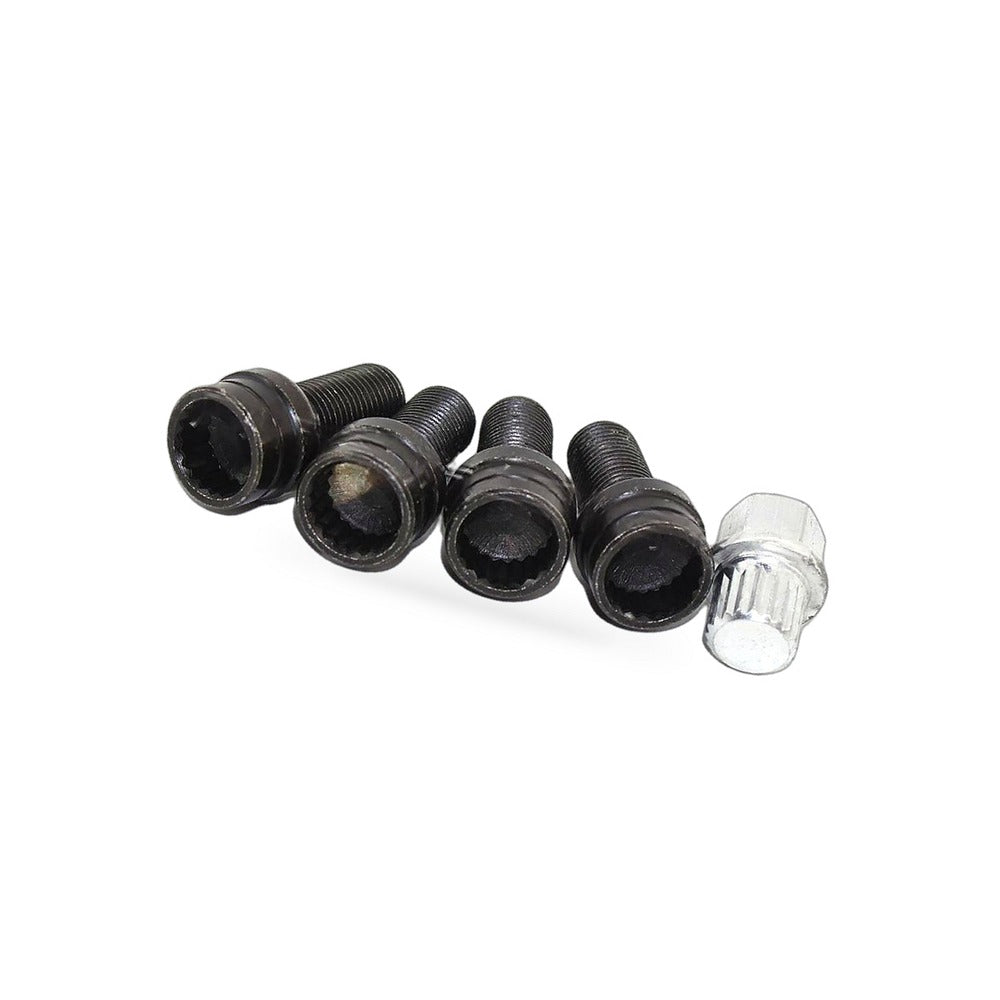 Set of 4 Wheel Lock Bolts Suitable for VW Golf 4 MK4 Passat B5 1998-2005 - BD3